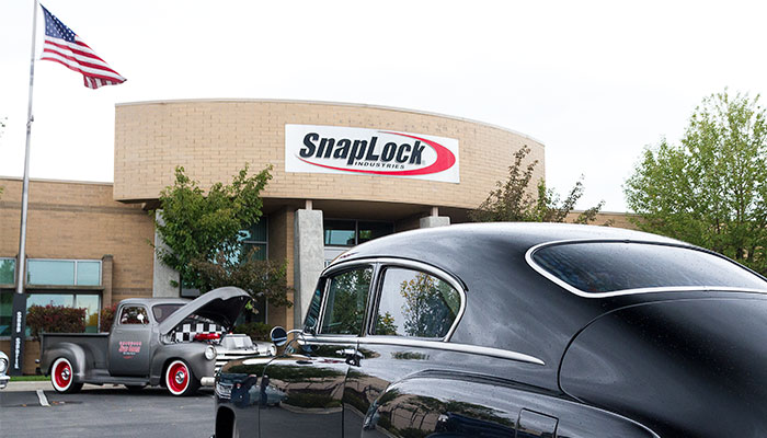 Goodguys road tour visits SnapLock facility.
